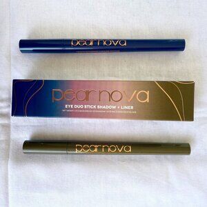 Pear Nova Eye Duo Stick Shadow Liner Azurite Unakite Full Size Creamy Blendable